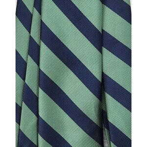 American Eagle Outfitters AEO Polyester Tie Blue & Green Stripes Men Necktie BN